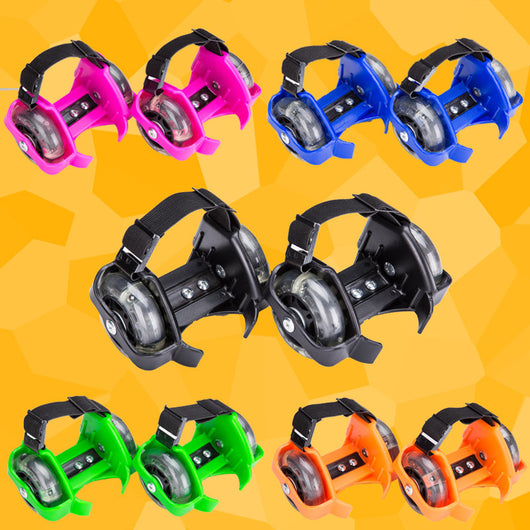 Patines con Ruedas Luminosas de Tres Colores para Niños