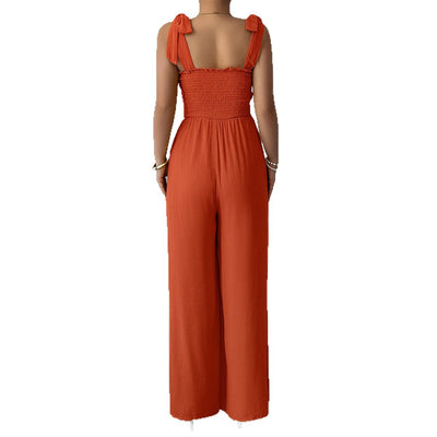 Jumpsuit Elegante de Cintura Alta con Pantalón Ancho - Image 5