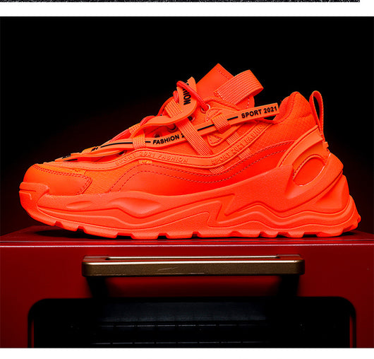 Tenis Casuales Tipo Daddy Mesh Suela Plana Talla Grande para Hombre - Image 12