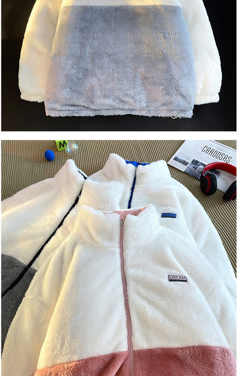 Abrigo Reversible de Algodón Grueso para Invierno - Image 19