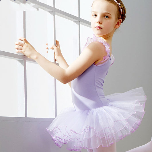Falda de ballet de manga corta para niñas - Image 6