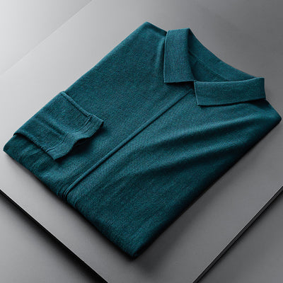 Cardigan Ajustado para Hombre con Solapa - Suéter Base Primavera Otoño - Image 16