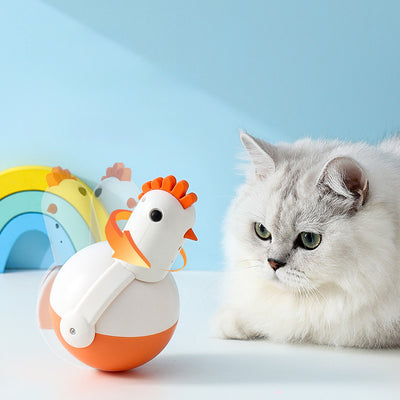 Juguete Interactivo para Gatos con Láser, Sonido y Forma de Pollo - Image 4