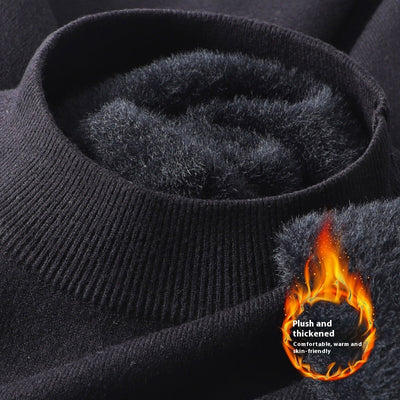 Suéter Cuello Alto Hombre Slim Fit Tejido Base Liso - Image 7