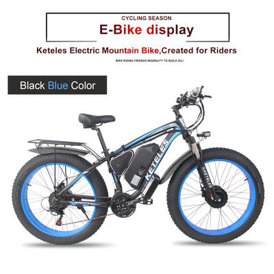 Bicicleta Eléctrica Dual Motor 21 Velocidades con Frenos de Aceite y Batería de Litio - Image 12