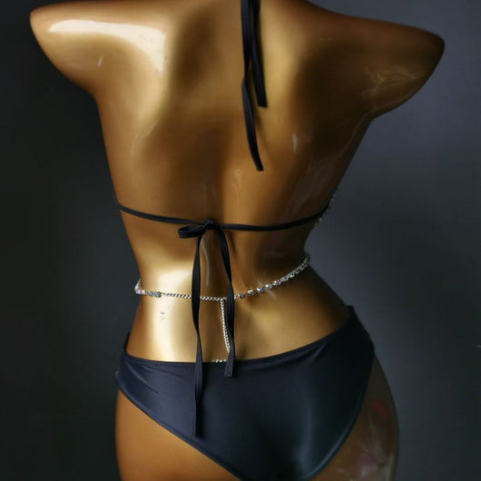 Traje de Baño Diamante con Tassel y Soporte Reforzado - Image 12