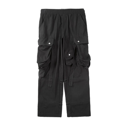 Pantalones Cargo Hombre con Bolsillos Velcro - Marca Tide - Image 2