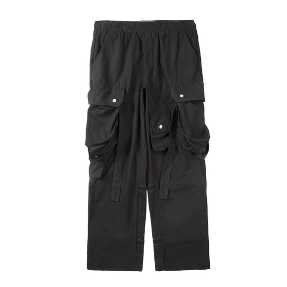 Pantalones Cargo Hombre con Bolsillos Velcro - Marca Tide