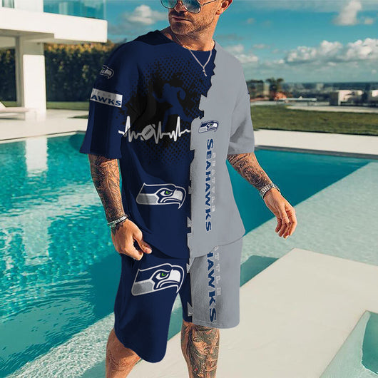 Conjunto de Playa Talla Grande: Playera Suelta y Shorts Estampados - Image 25