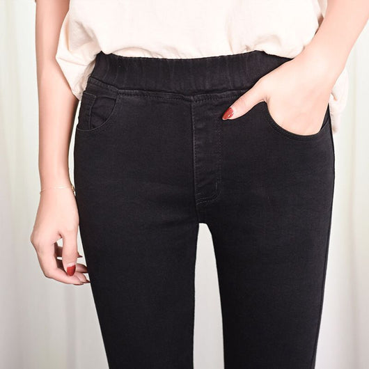 Pantalones Ajustados de Cintura Alta con Tecnología Stretch - Image 5