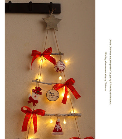 Árbol de Navidad Luminoso de Tela No Tejida para Ventanas y Puertas - Image 11