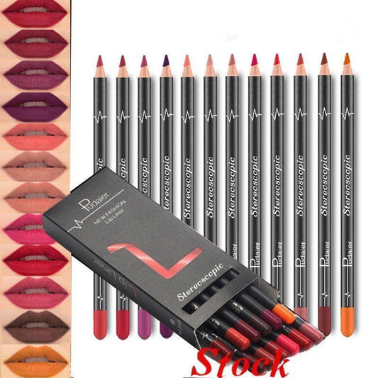 Delineador de Labios 36 Colores Resistente al Agua - Tonos Desnudos