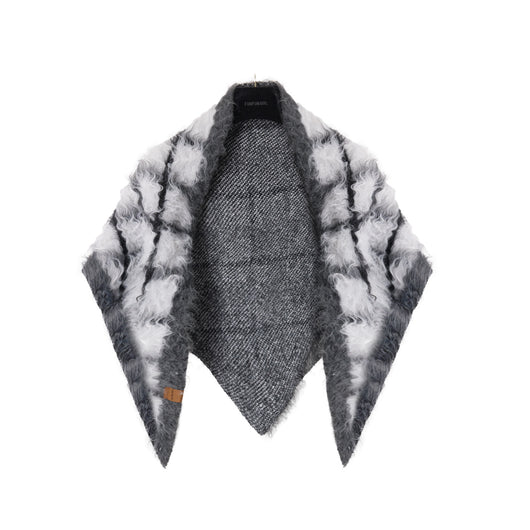 Rebozo de Algodón a Cuadros - Chal Cálido para Mujer - Image 10