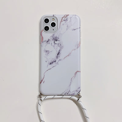 Funda para iPhone con Patrón Mármol y Cordón Ajustable - Image 7