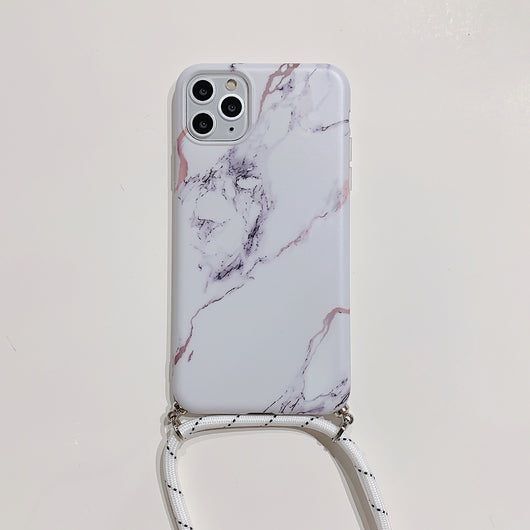 Funda para iPhone con Patrón Mármol y Cordón Ajustable - Image 7