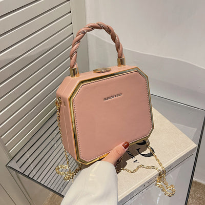 Bolso de Diseño Exclusivo con Asa al Hombro - Cartera Cuadrada de Moda - Image 12