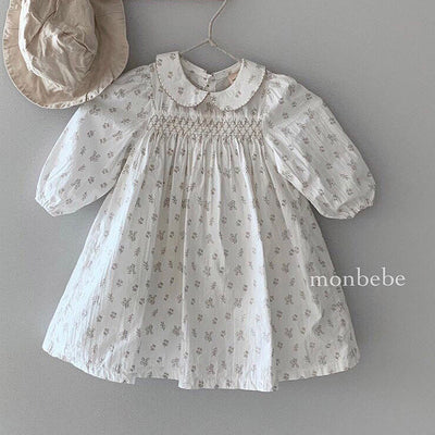 Vestido Infantil Otoñal con Cuello de Muñeca y Estampado Floral - Image 8