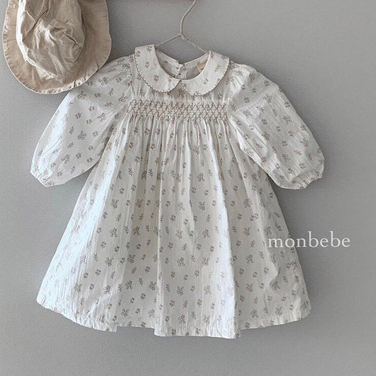 Vestido Infantil Otoñal con Cuello de Muñeca y Estampado Floral - Image 8