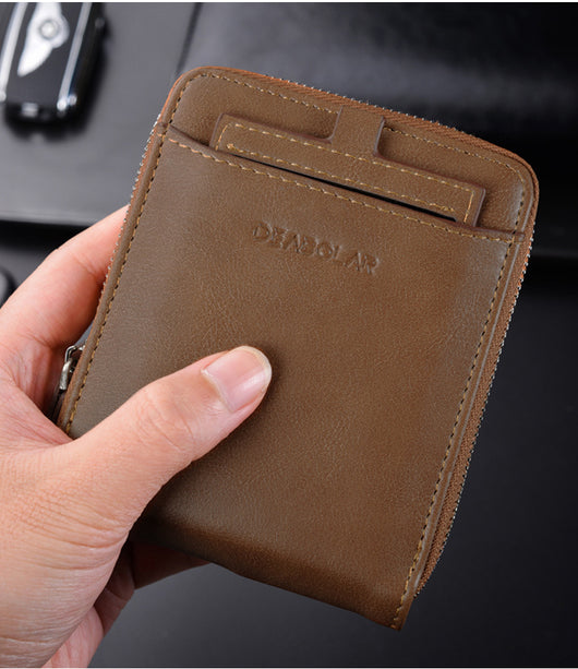 Billetera Retro Multitarjeta con Cierre - Image 18