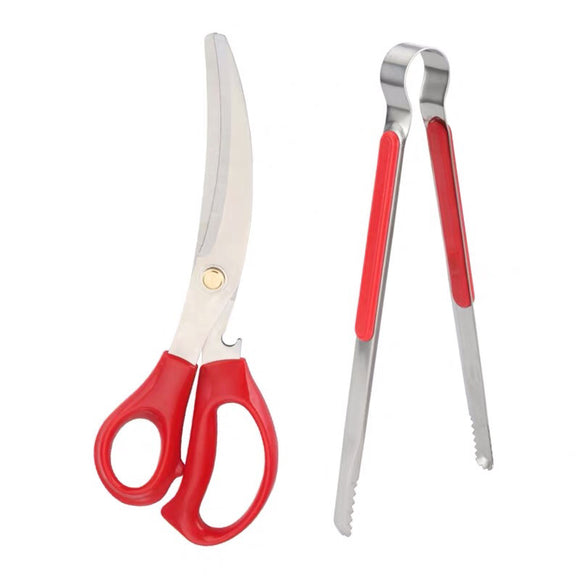 Set Profesional de Tijeras y Pinzas para Parrilla Coreana
