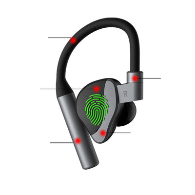 Auriculares Bluetooth Deportivos con Gancho Auricular y Bajos Potentes - Image 9