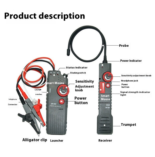 Detector de Cables Enterrados y Cableado Oculto - Localizador de Alambres Eléctricos - Image 9