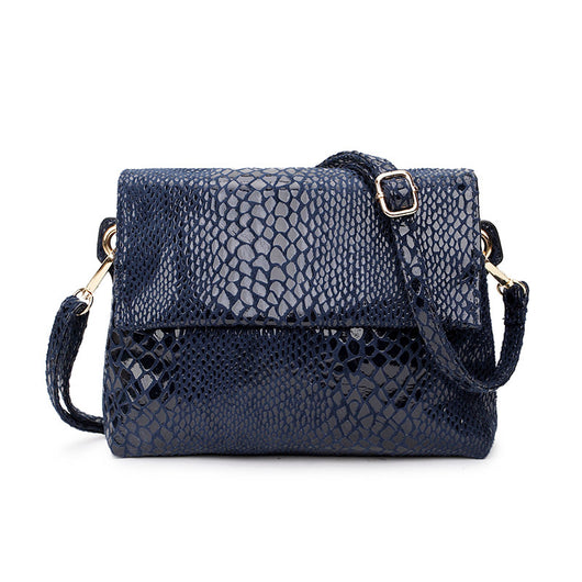 Bolso Cuadrado Pequeño con Patrón Serpiente - Image 5