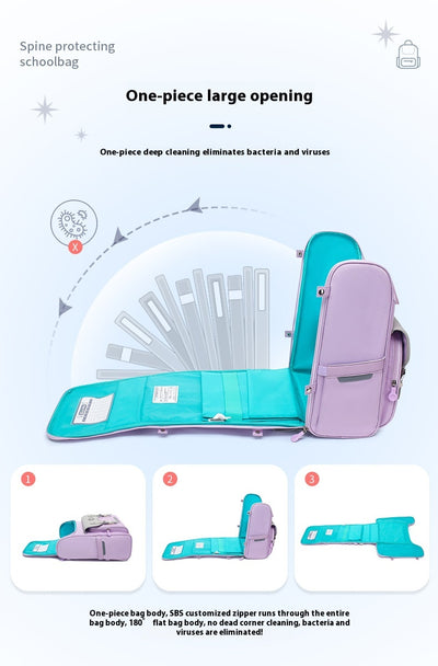 Mochila Escolar Ultraligera con Protección Dorsal para Primaria - Image 14
