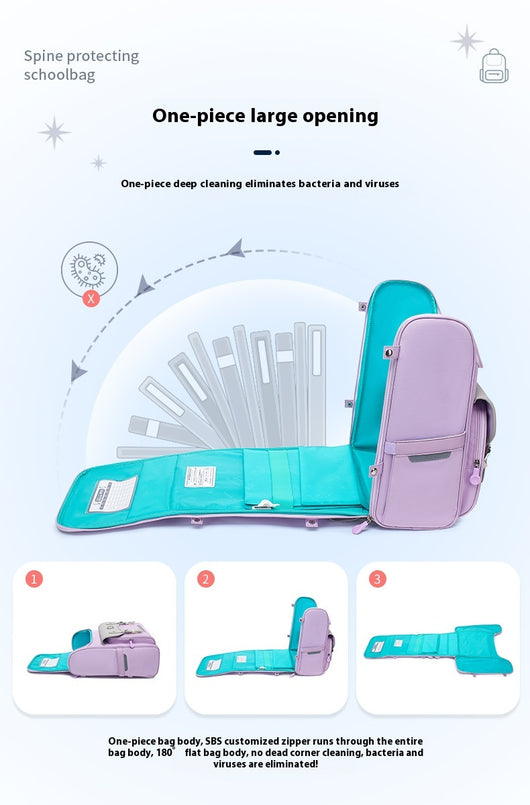 Mochila Escolar Ultraligera con Protección Dorsal para Primaria - Image 14