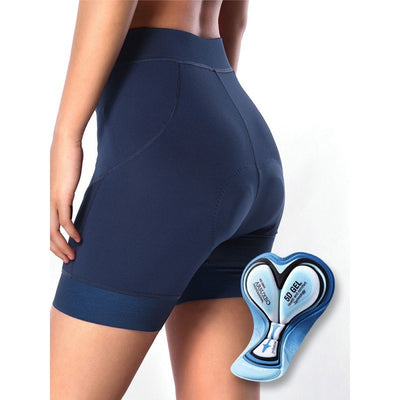 Pantalones Cortos Ciclismo Mujer con Gel de Sílice Acolchado - Image 3
