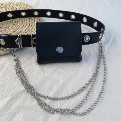 Cinturón Punk con Cadena Decorativa para Mujer - Accesorio de Moda Urbana - Image 3