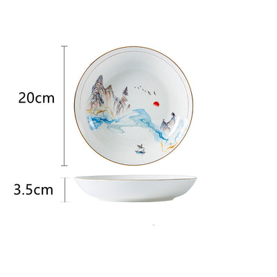 Juego de Vajilla de Porcelana Nórdica Premium para el Hogar - Image 8