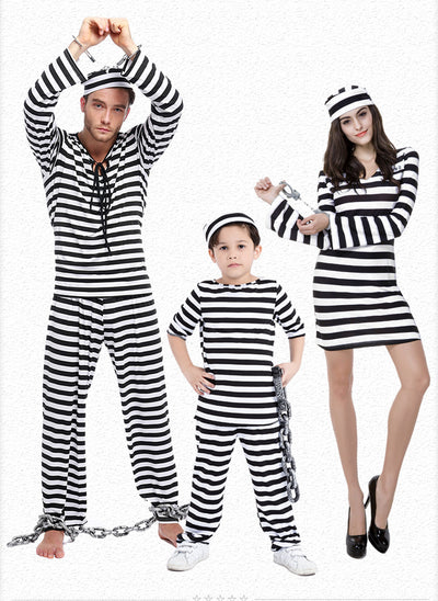 Disfraz a Rayas Familia Prisionero - Image 6