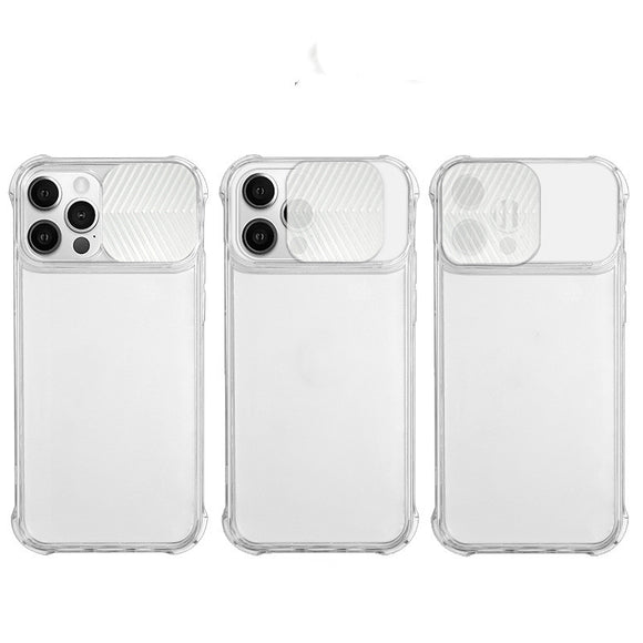 Funda Transparente de Acrílico con Ventana Táctil para Celular