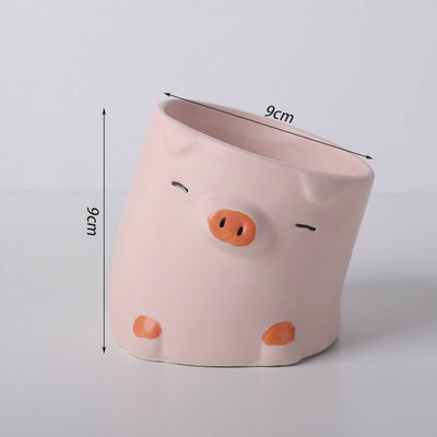 Maceta Decorativa de Suculenta con Diseño de Animal Adorable - Image 4