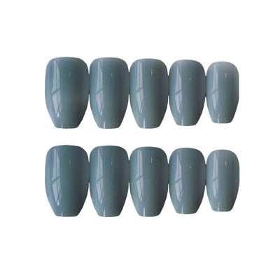 Uñas Postizas Trapecio Corto Efecto Brillo - Image 5