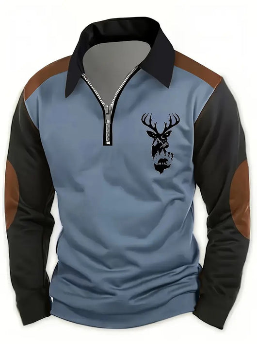 Polo de Manga Larga para Hombre con Tecnología 3D - Image 2