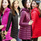 Chaqueta Acolchada Slim Fit de Algodón para Mujer