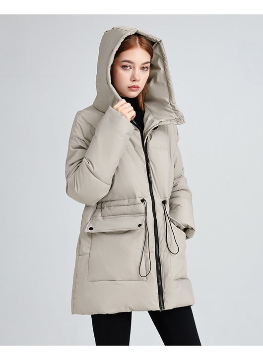 Chaqueta Acolchada de Algodón con Capucha - Versátil y Elegante - Image 20