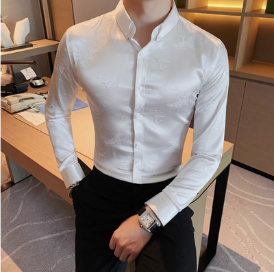 Camisa Manga Larga para Hombre Primavera - Tela Suave Premium - Image 9
