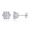 Moissanite Earrings 1carat Plateado