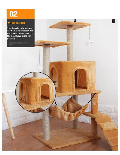 Árbol Rascador para Gatos con Torre de Escalada Espada - Image 15