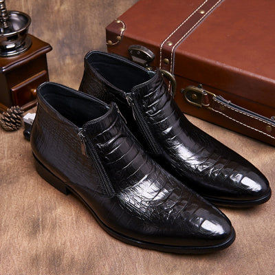 Botas Ejecutivas Altas de Cuero Premium
