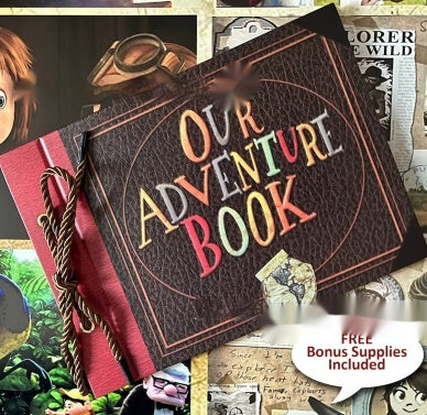 Cuaderno de Aventuras Retro en Papel Kraft con Correa - Image 5