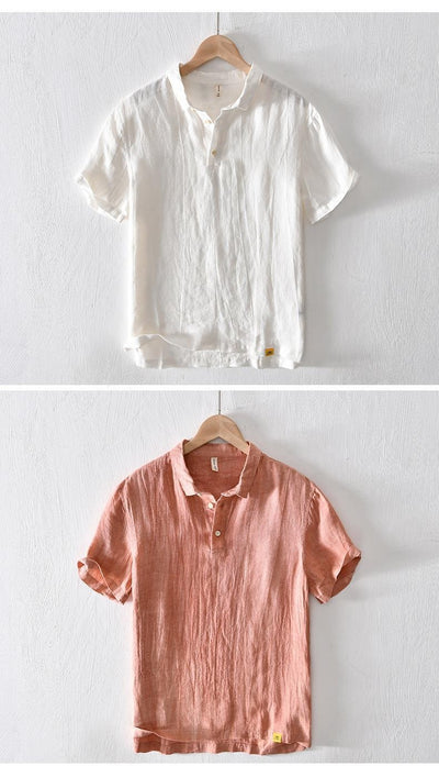 Camiseta Casual Hombre Tejido Ligero Transpirable - Image 11