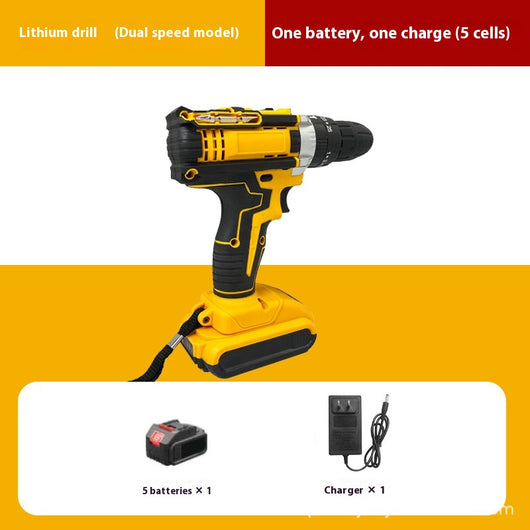 Taladro de Impacto Profesional Brushed con Batería de Litio de Alto Torque - Image 10