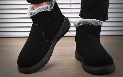 Botas de Invierno para Hombre con Diseño V Cutout y Forro de Peluche - Image 15