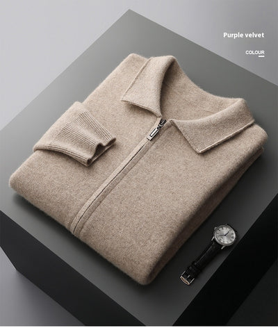 Cardigan Saco Tejido Oversize con Solapas Gruesas para Hombre - Image 8