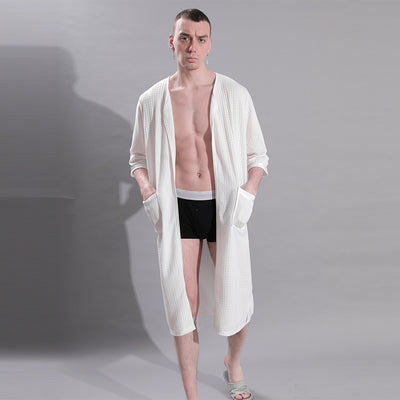 Bata Suelta Talla Grande Estilo Japonés y Coreano para Dormir - Image 13