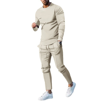 Conjunto Casual Hombre: Sudadera Slim Fit + Pantalón Jogger con Bolsillos - Image 13